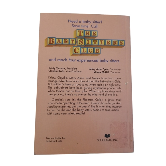 Vintage Baby-Sitters Club Novel #2 - Picture 2 of 4